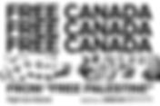 gabedraws - Free Canada from Free Palestine.jpeg | Hatikvah Sticker Col