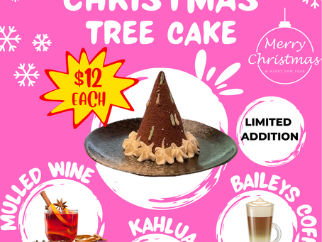 limited time Christmas menu