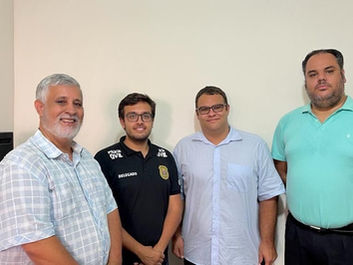 Presidente da OAB de Raul Soares visita Delegado de Polícia