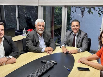 Presidente da OAB de Raul Soares reúne-se com a Diretoria da CAA/MG