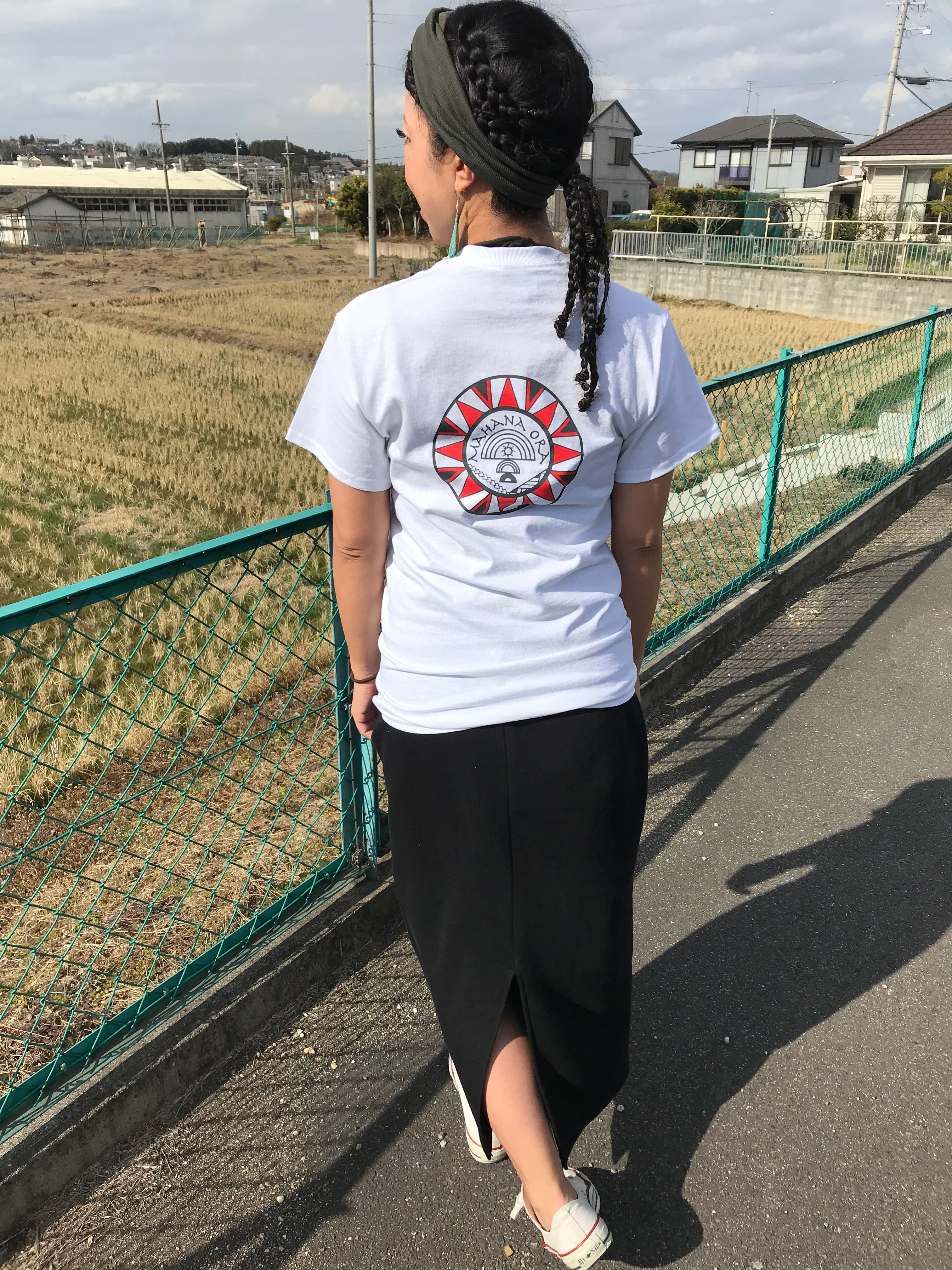 オリジナルTシャツ※受注生産（白、カラーロゴ）
