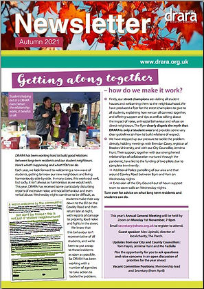 Drara newsletter Oct 21 first page image.JPG