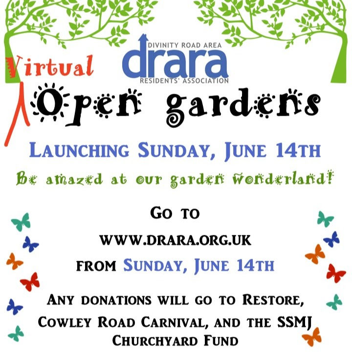 DRARA Open Gardens - this year it's going on-line!