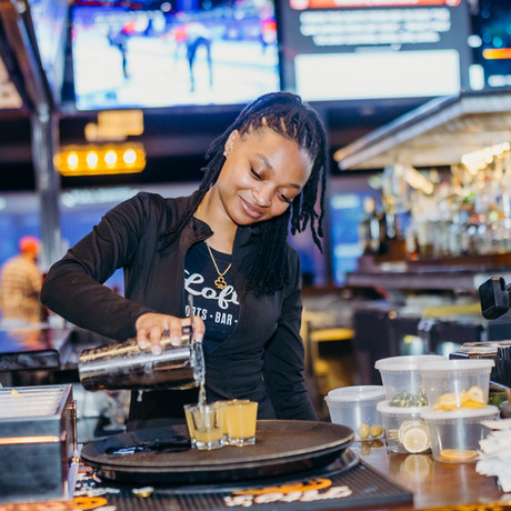 Loft18 Broussard sports bar
