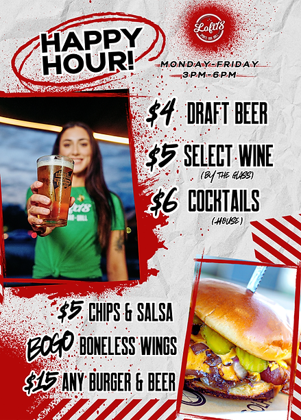 Loft18 Broussard Happy Hour