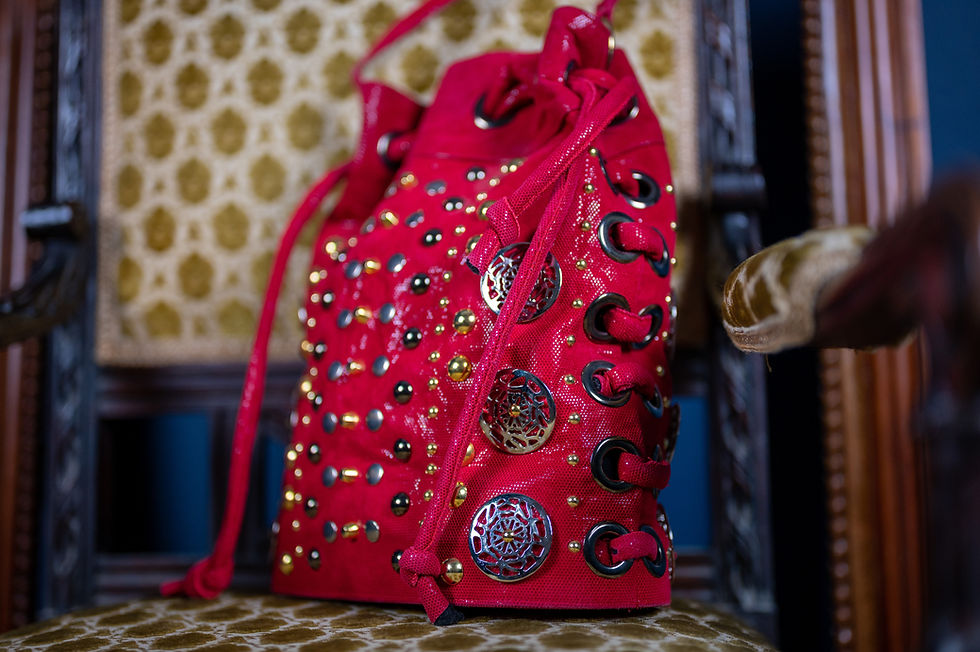 Thumbnail: Highland Rebel Pouch Bag Detail Side
