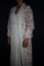Flower Kimono in Winter Fuji front view