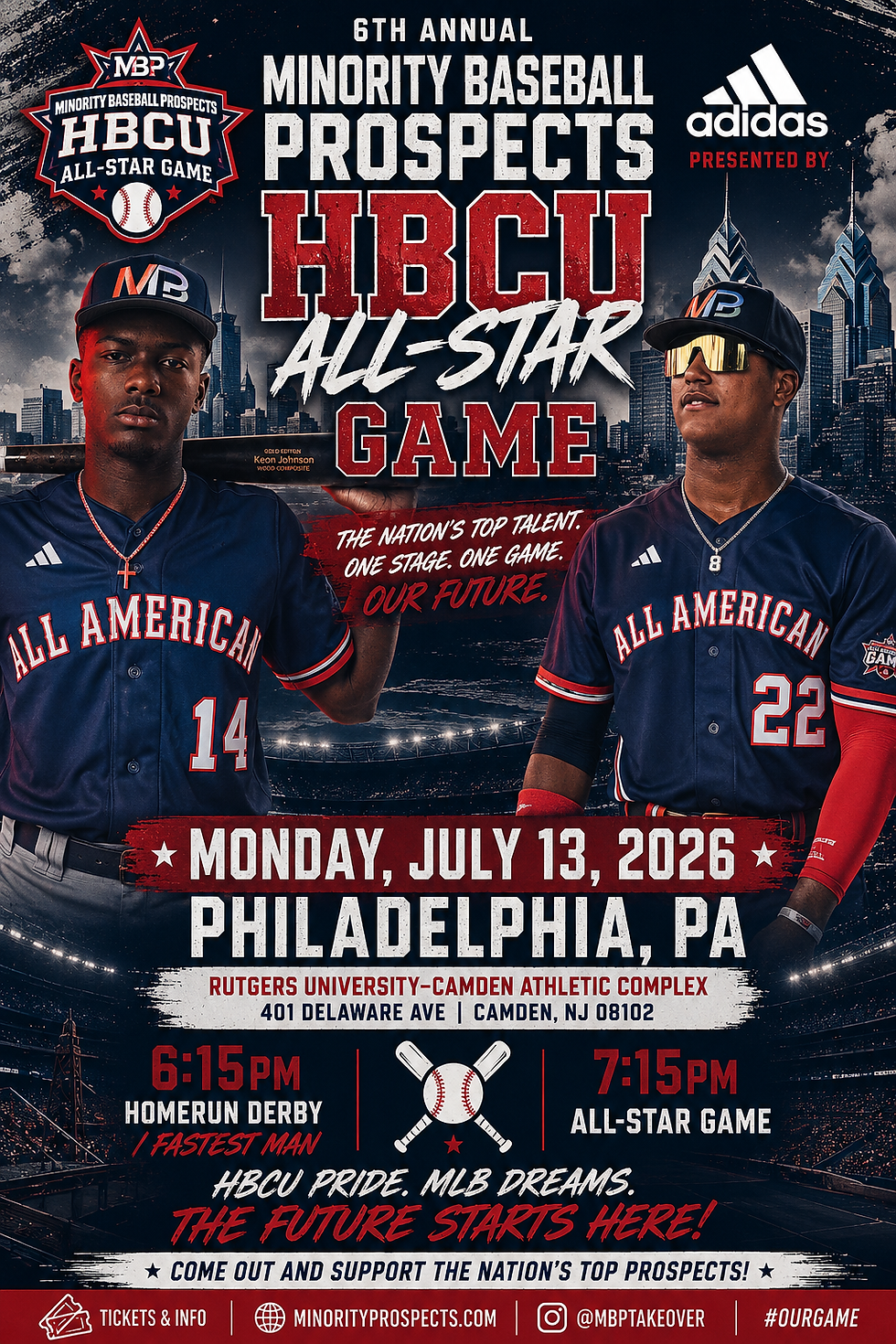 Game Tickets: Minority Baseball Prospects All-American Game (Philly)