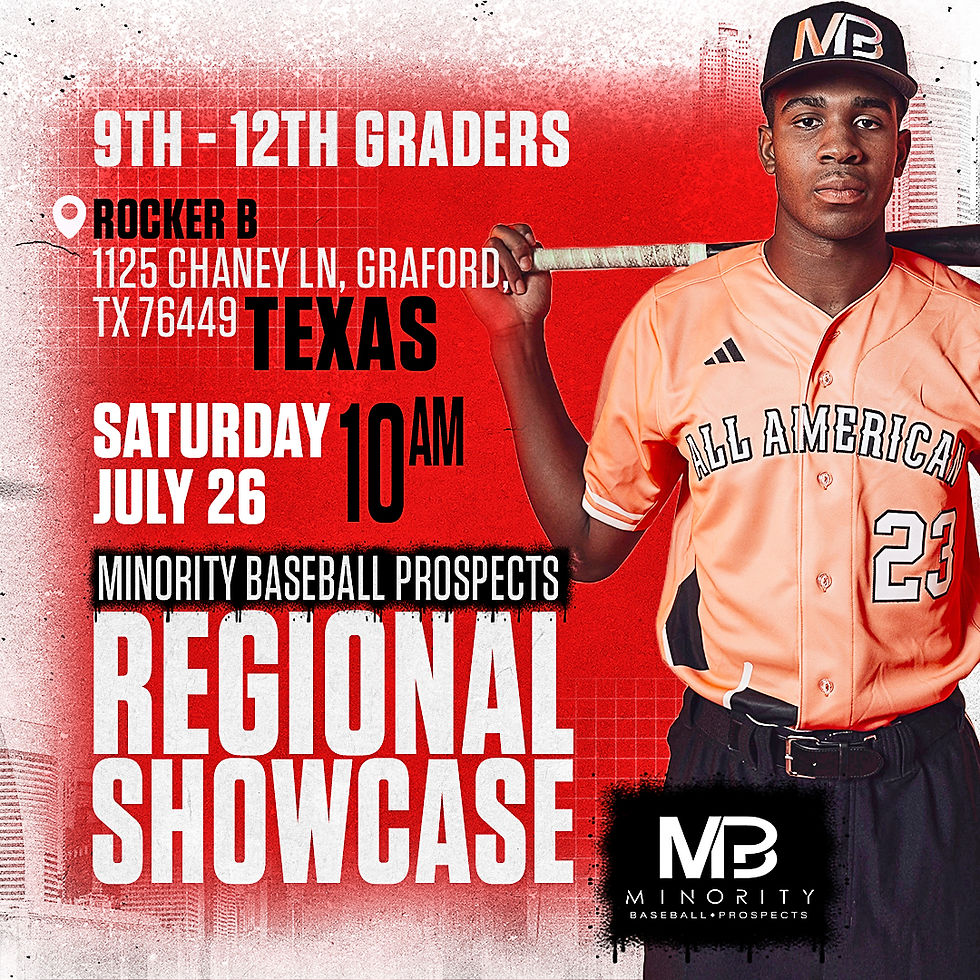 Minority Baseball Prospects Texas Regional Showcase