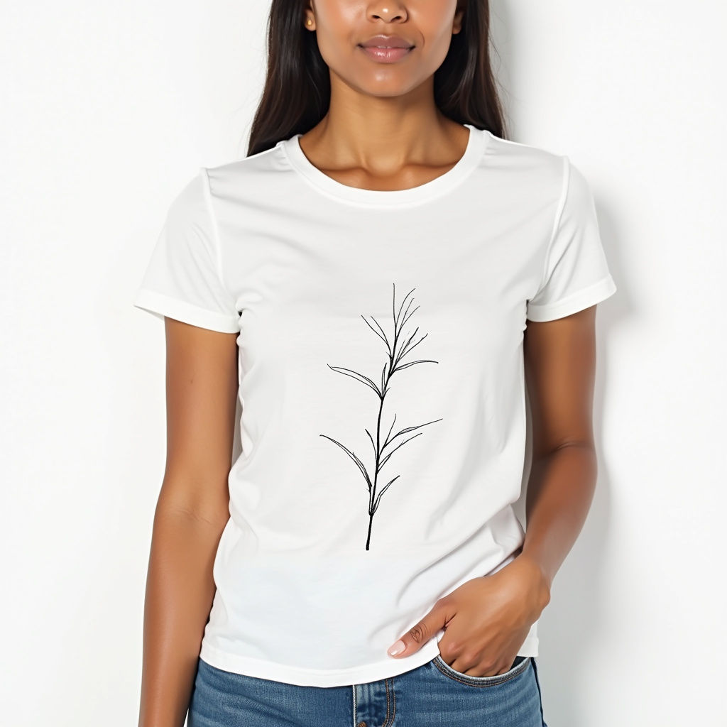 Minimalist Botanical Tee