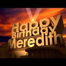 Meredith's 40th.