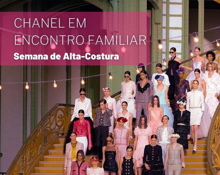 Chanel em encontro familiar no Grand Palais de Paris