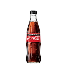 Coke No Sugar 330ml Glass Bottle 