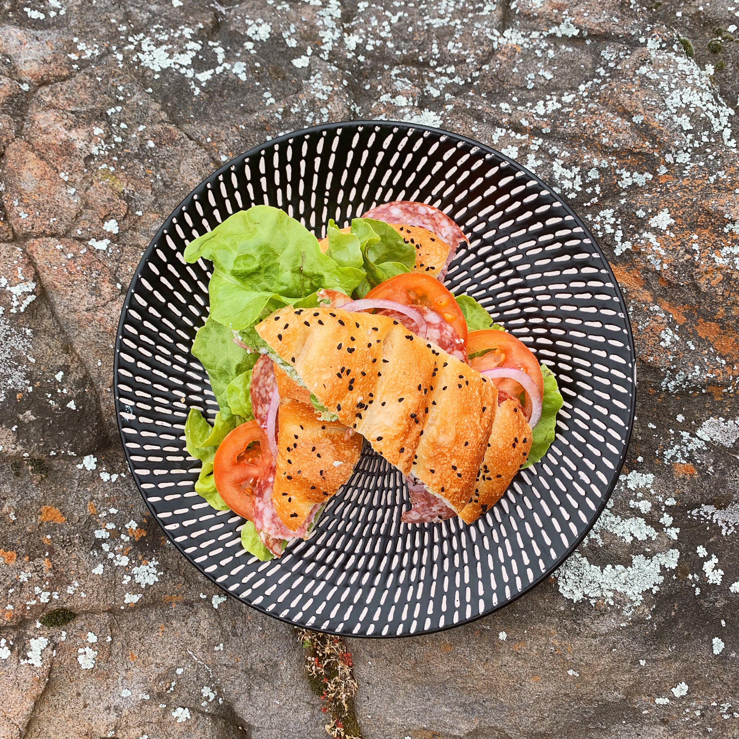 Arranged Food and Objects