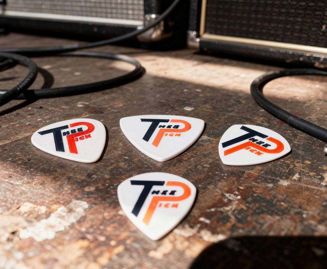 Thee Pick house branded - embossed grip 