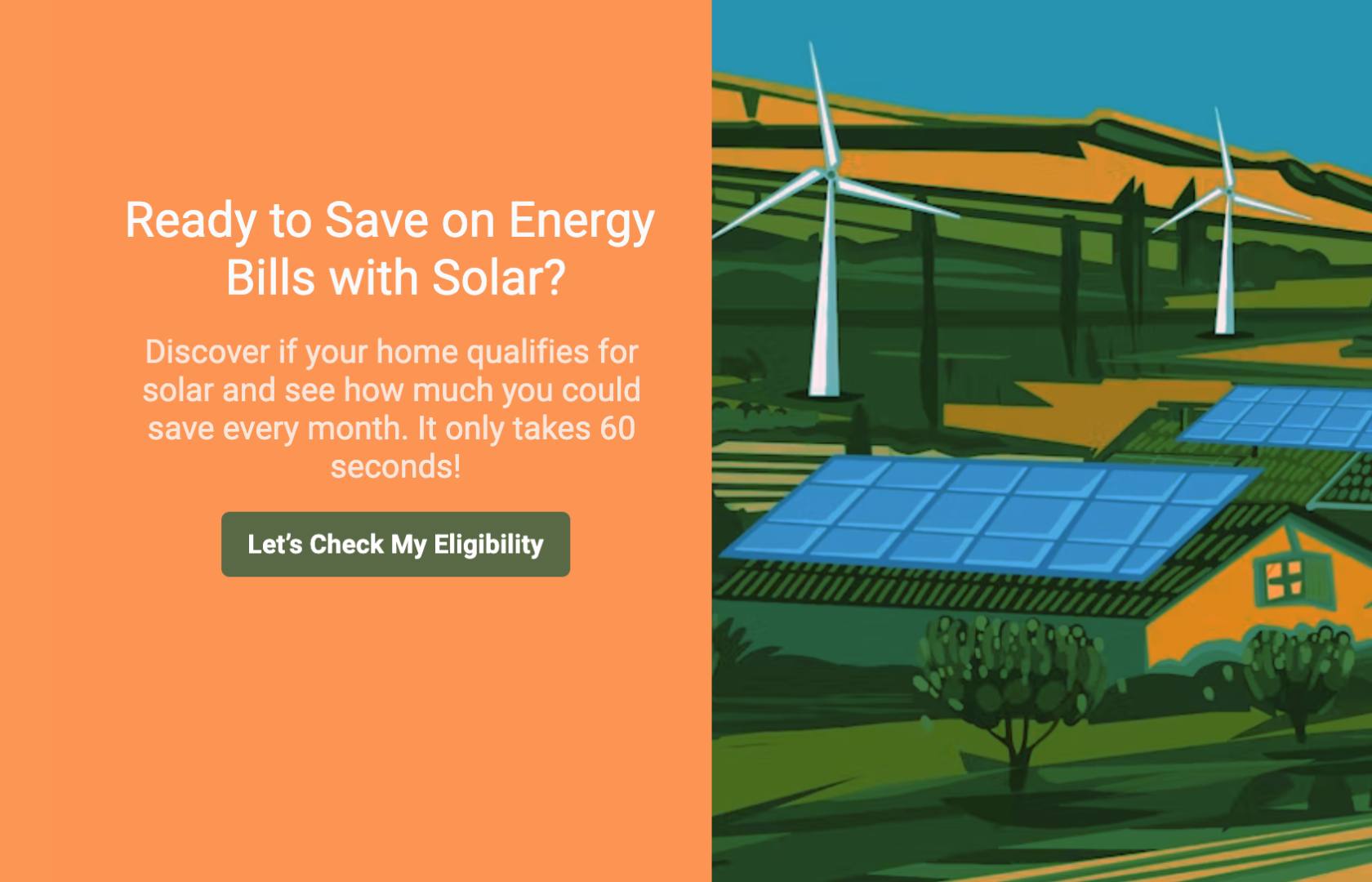 Solar lead generation form template