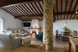 Guest house living and dining area