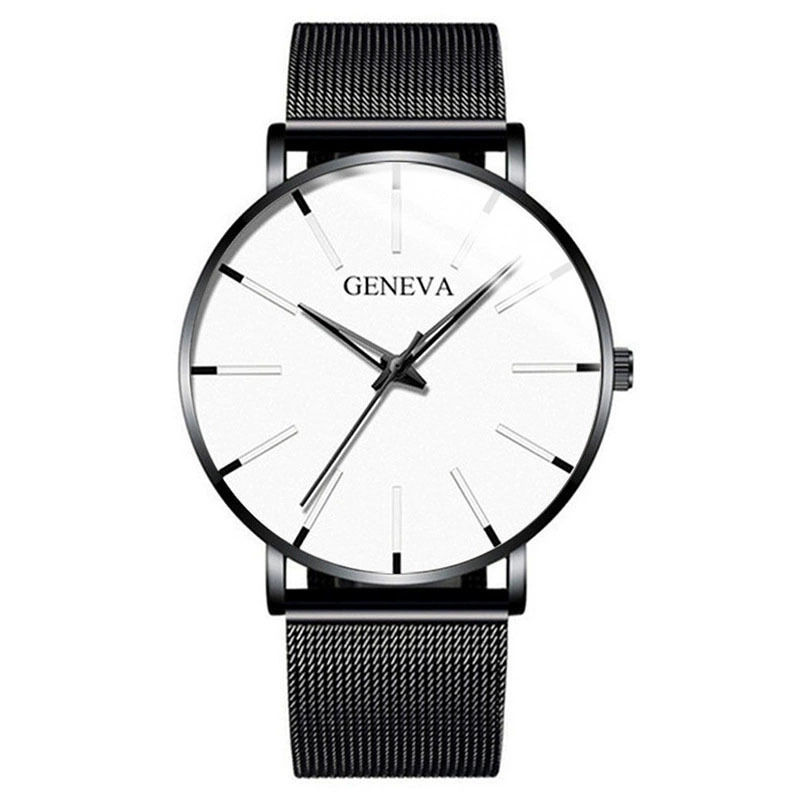 Thumbnail: Quartz Watch with Alloy Mesh Strap