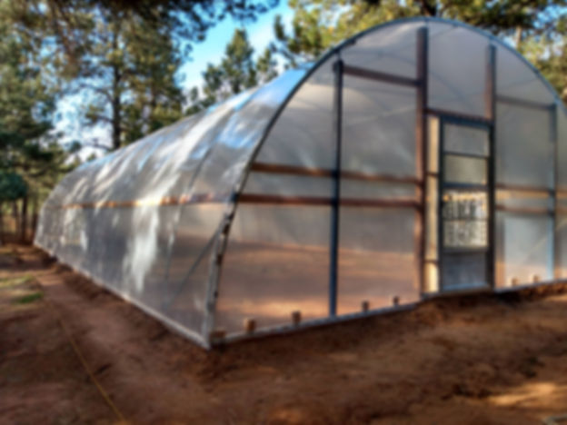 Front of greenhouse high tunnel Pro Series