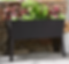 Vigoro Elevated Plastic Raised Garden Bed with Plants Growing