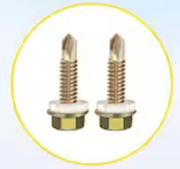 Thumbnail: self-tapping screws included with greenhouse wiggle wire and channel bundle
