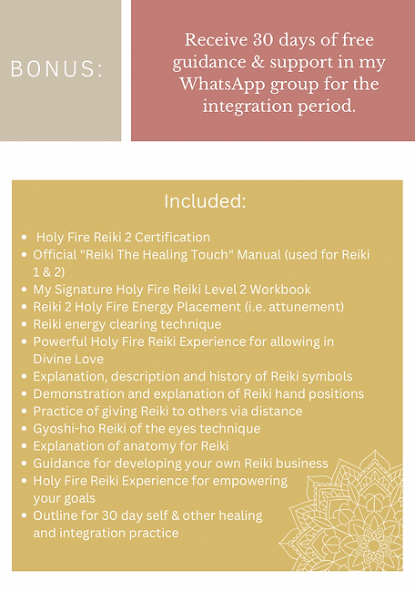 Holy Fire Reiki 2 training in Nelson, New Zealand