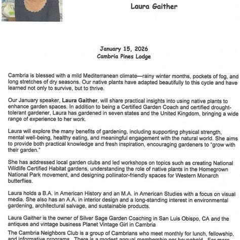 NEIGHBORS CLUB JAN 15