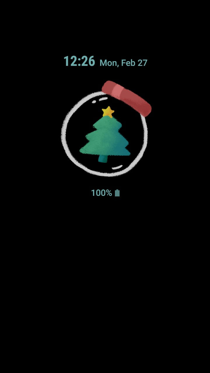 縮圖：Animated Cute Xmas Pine Tree In The Bottle (Video)