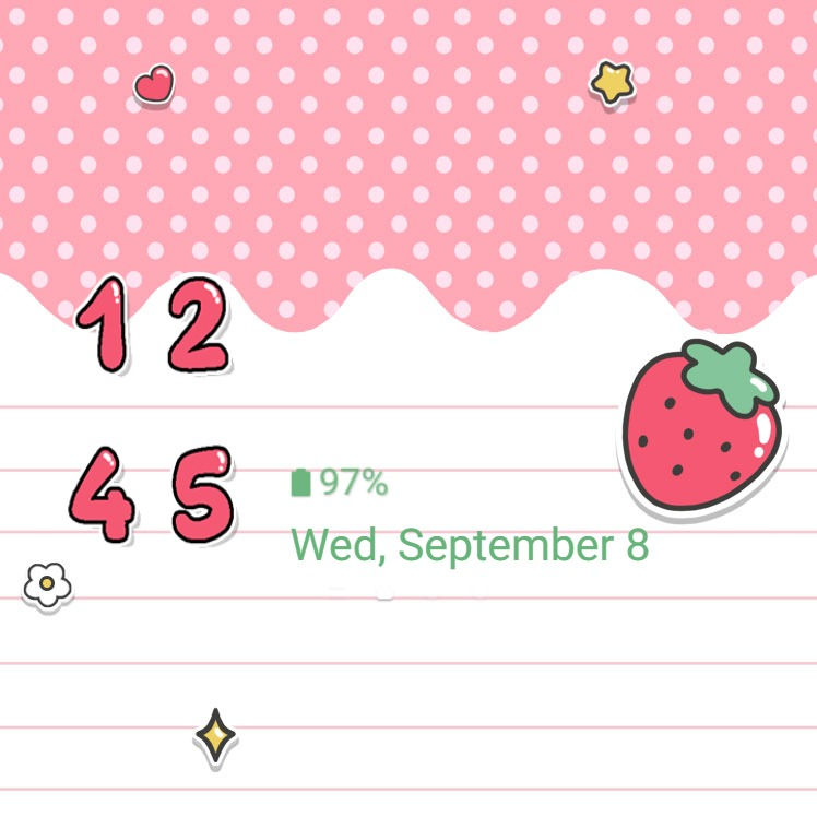 縮圖：Cute Strawberry Sticky Note