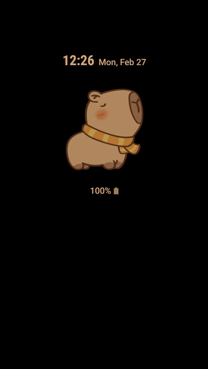 縮圖：Cutest Capybara Enjoy Moment