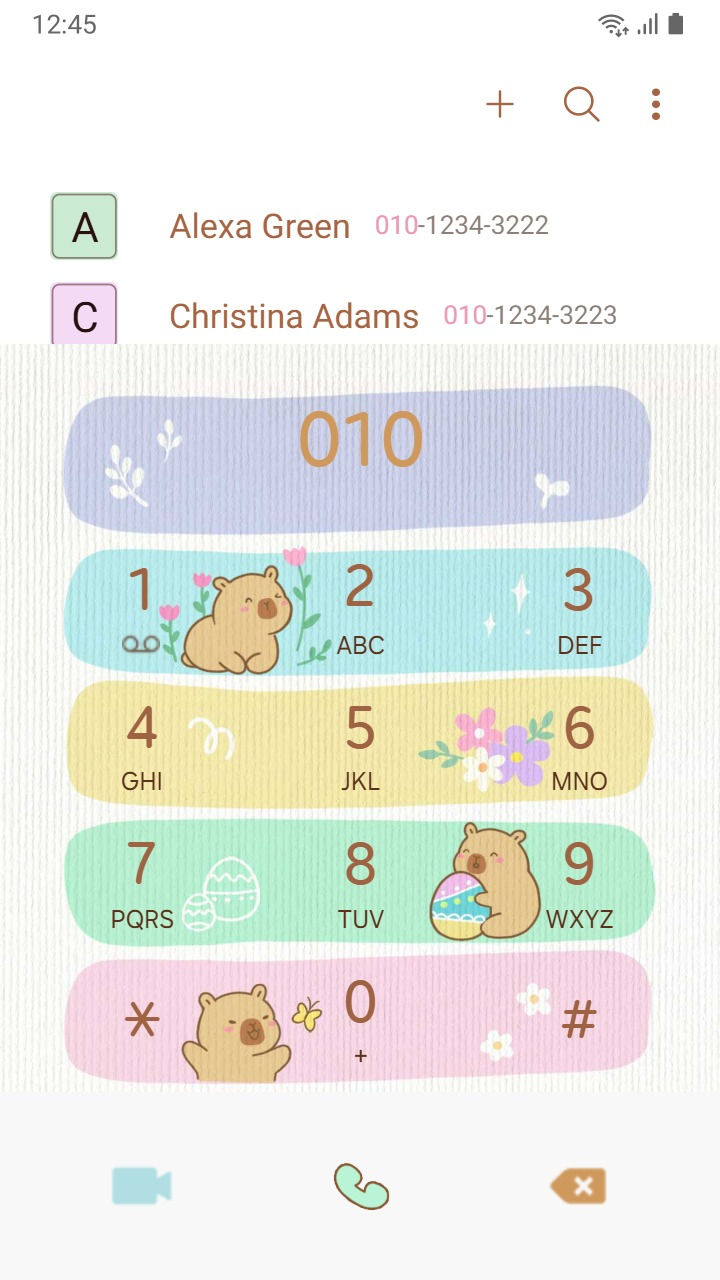 Thumbnail: Cute Colorful Capybara Happy Easter