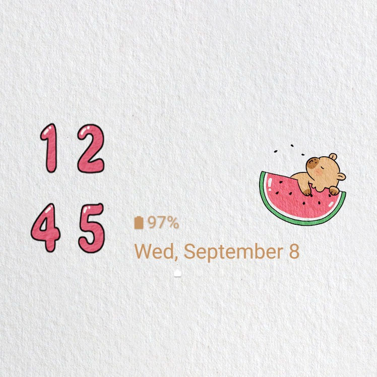 縮圖：Cutest Capybara and Watermelon
