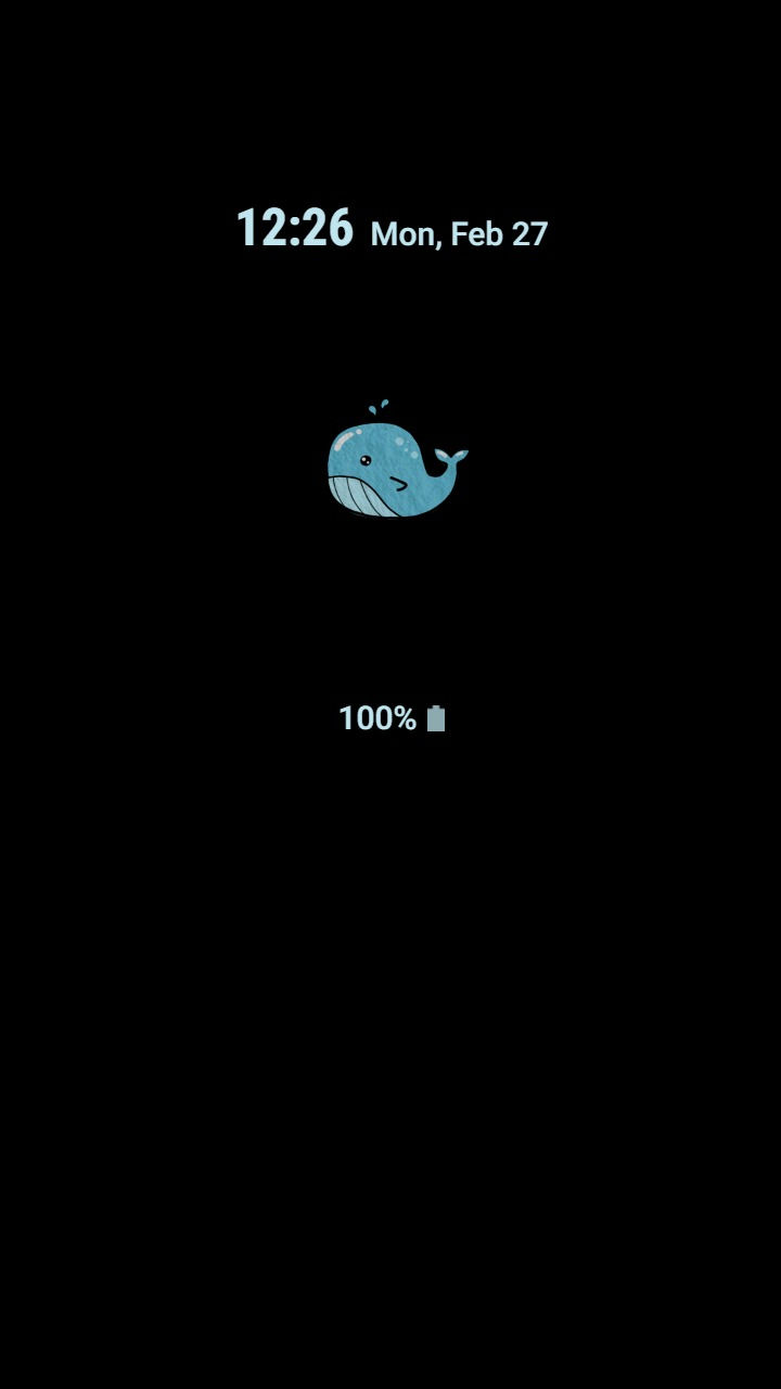 縮圖：Animated Cute Little Whale_Sea Animal ( Live)