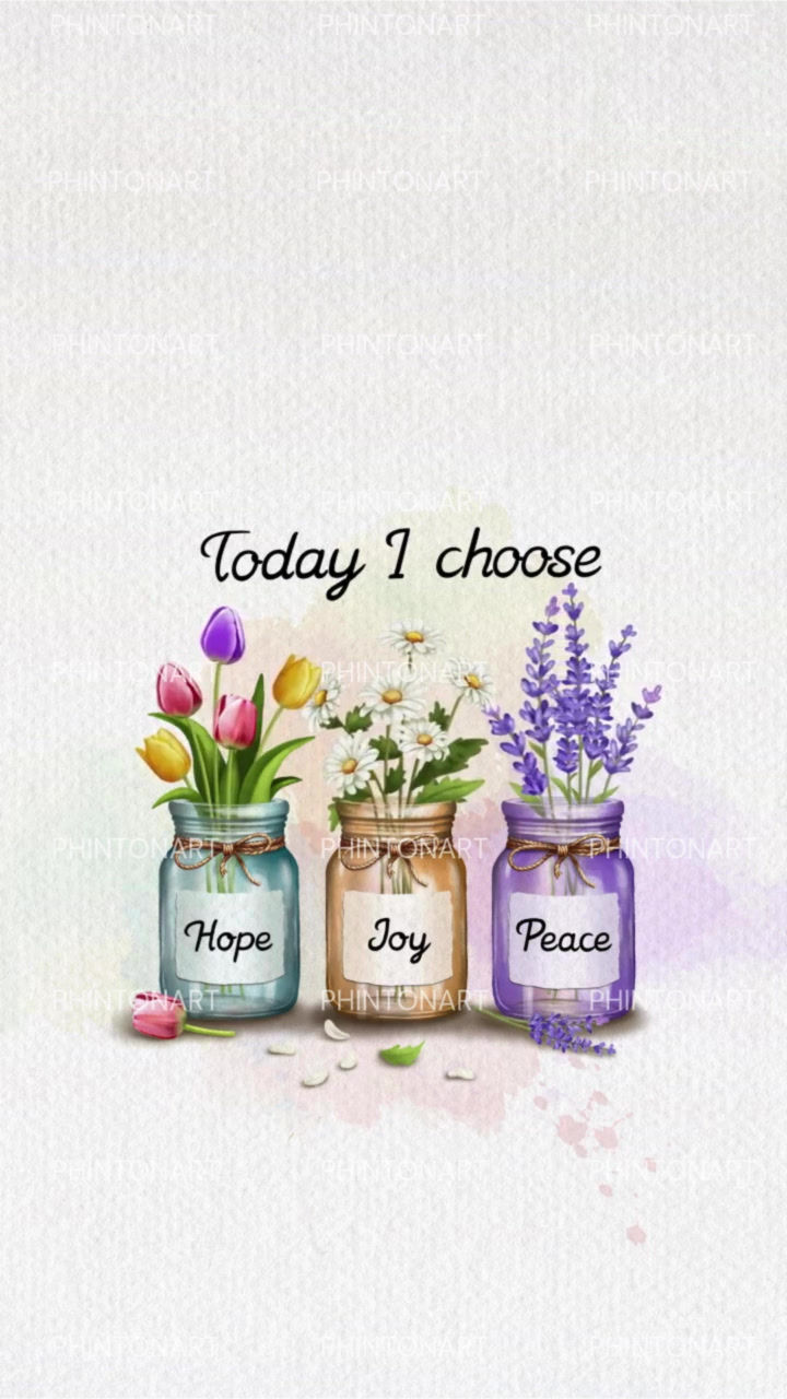 Thumbnail: Animated Vintage Positives Energy ♥ Hope, Joy, Peace