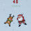Thumbnail: Christmas Santa Claus and Reindeer on Winter Wonderland