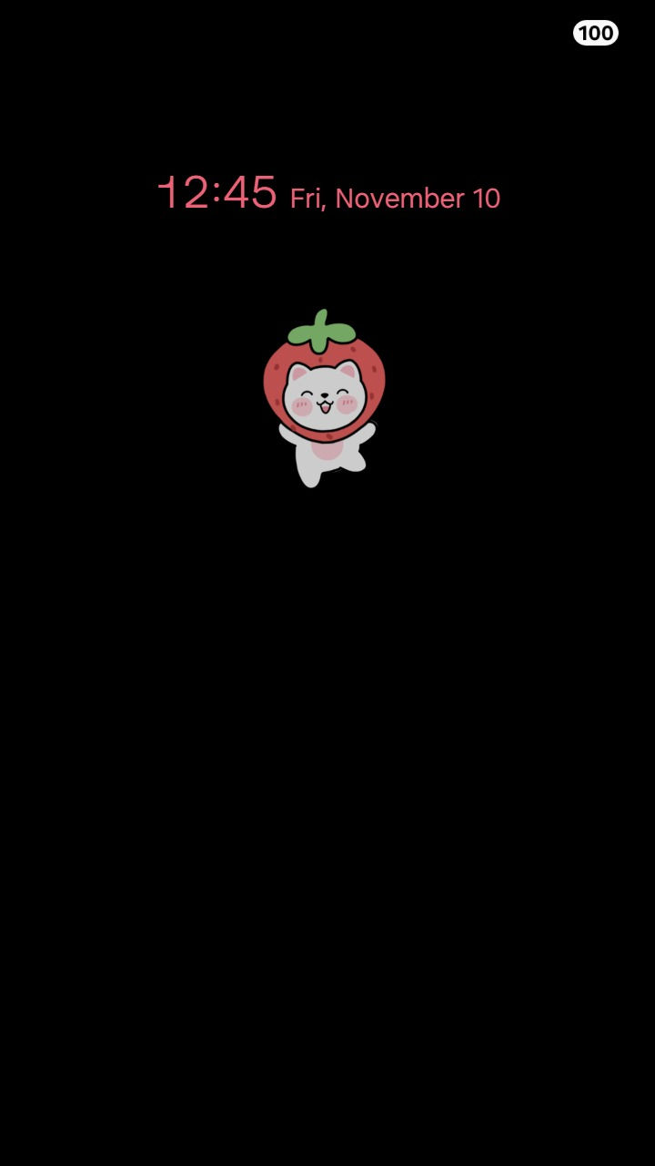 縮圖：Kawaii Kitten With A Strawberry Hat | Mimi Mood Series