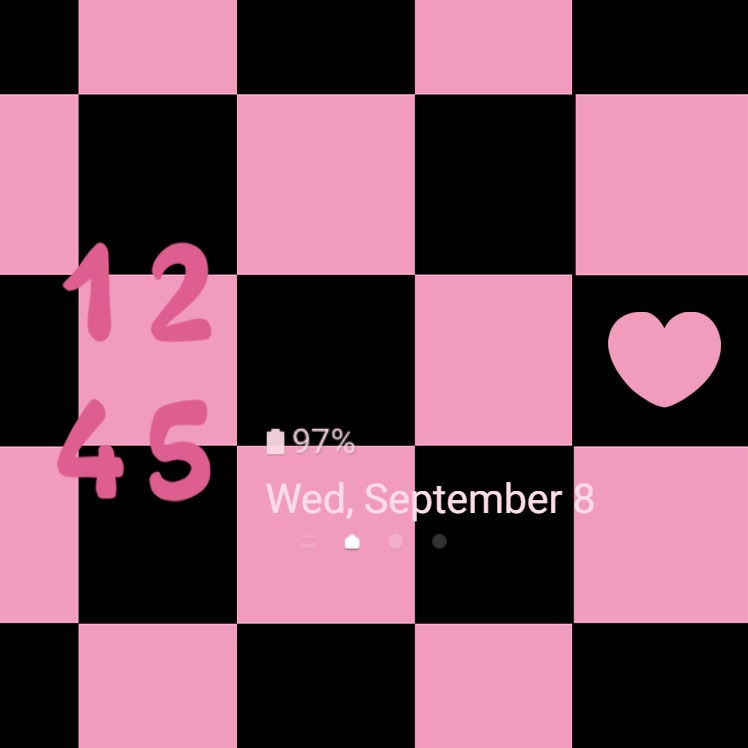 縮圖：Black Pink Love Heart