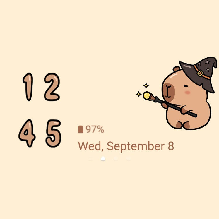 縮圖：Cute Capybara Halloween Witch