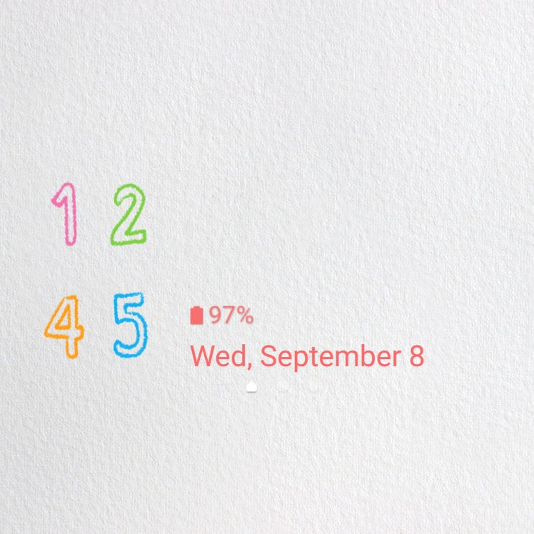 縮圖：Cute Crayon Simple