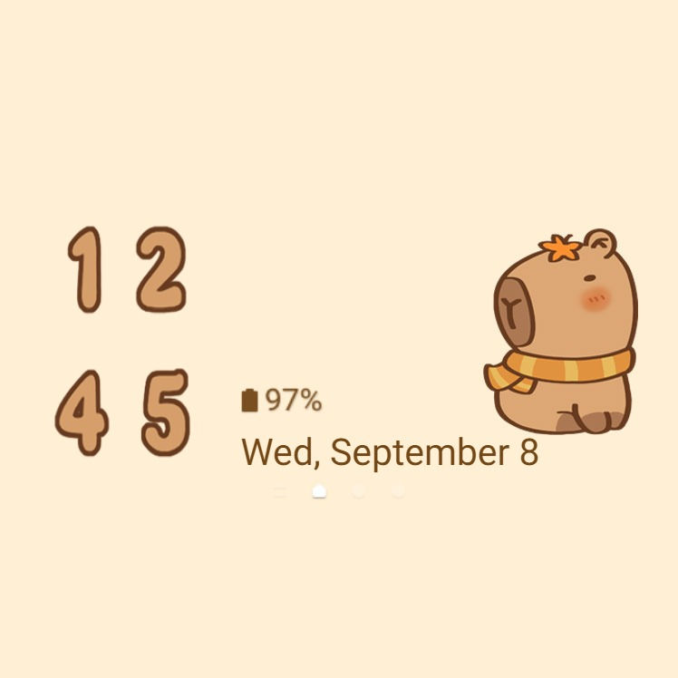 縮圖：Cutest Capybara Enjoy Moment