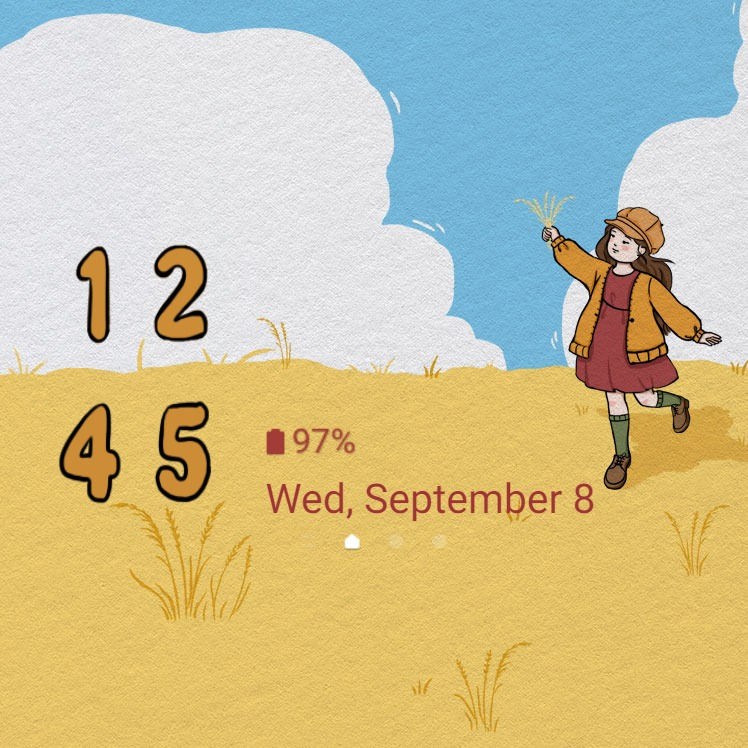 縮圖：Little Girl In Autumn Fields