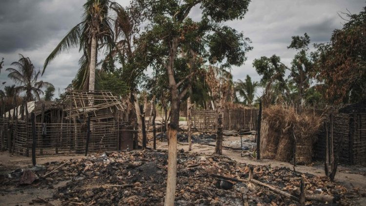 Aldeia da Paz, em Moçambique, atacada em qagosto de 2019 (AFP or licensors)