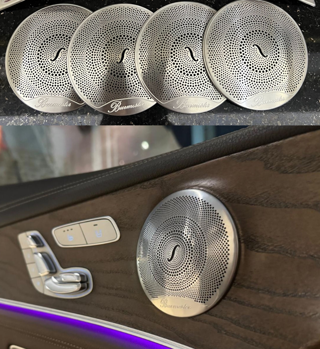 W205 W213 GLC Burmester Kapı Hoparlör Kapak