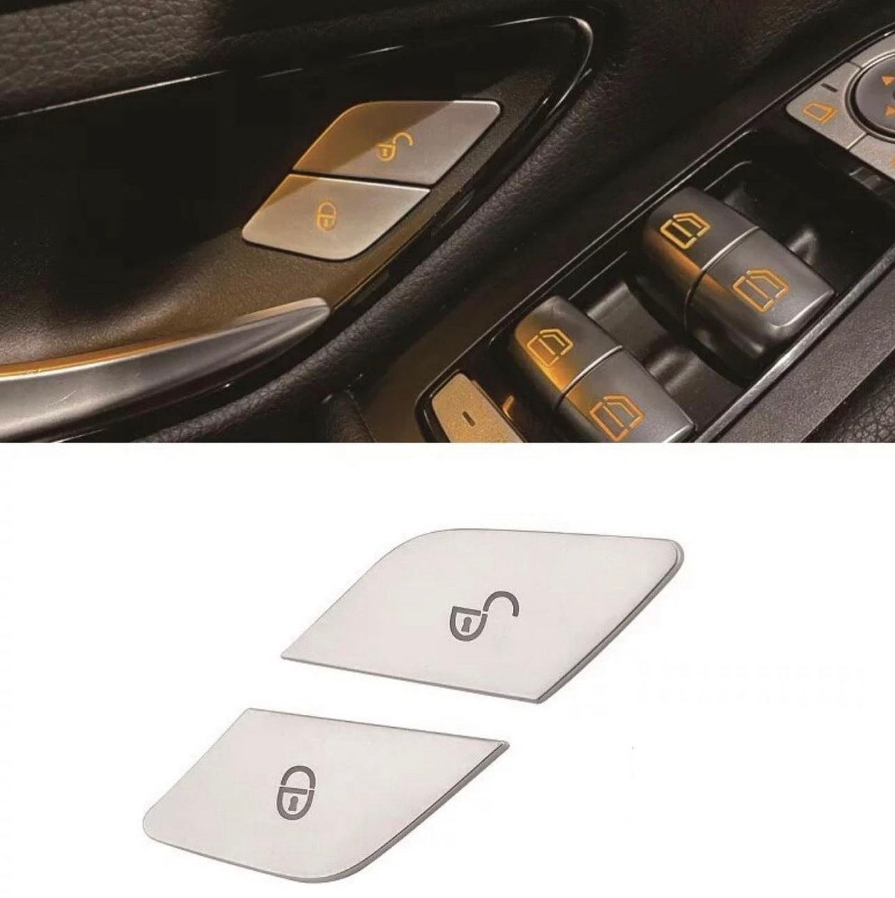 Mercedess Kapı Kilit Krom Takımı Sol Kapı