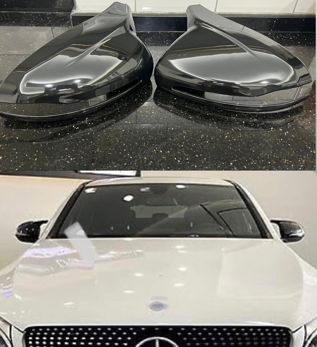 W205 W213 Ayna Kapak Siyah