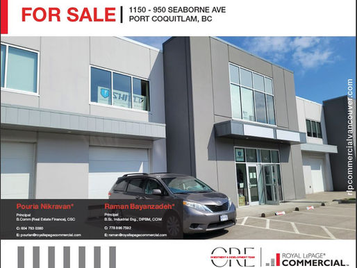 New Listing! FOR SALE | Tenanted Industrial Investment – Port Coquitlam, BC