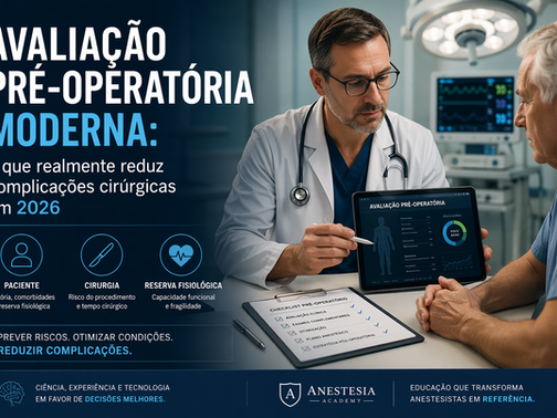 Por que o Anestesiologista do Futuro Dominará Ultrassom, Ecocardiografia e Hemodinâmica