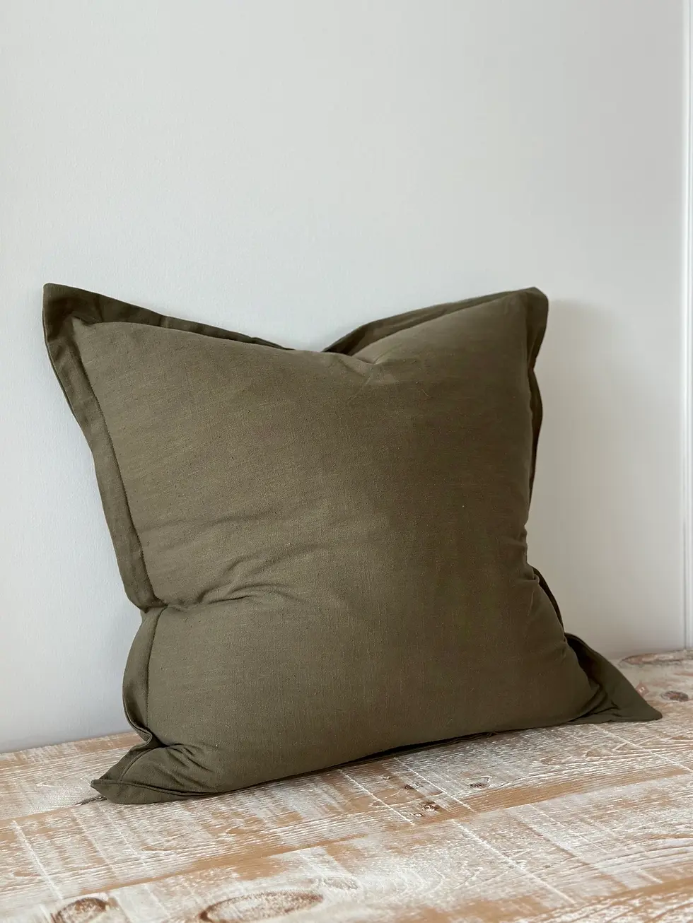 Thumbnail: Large Olive Cushion Cover