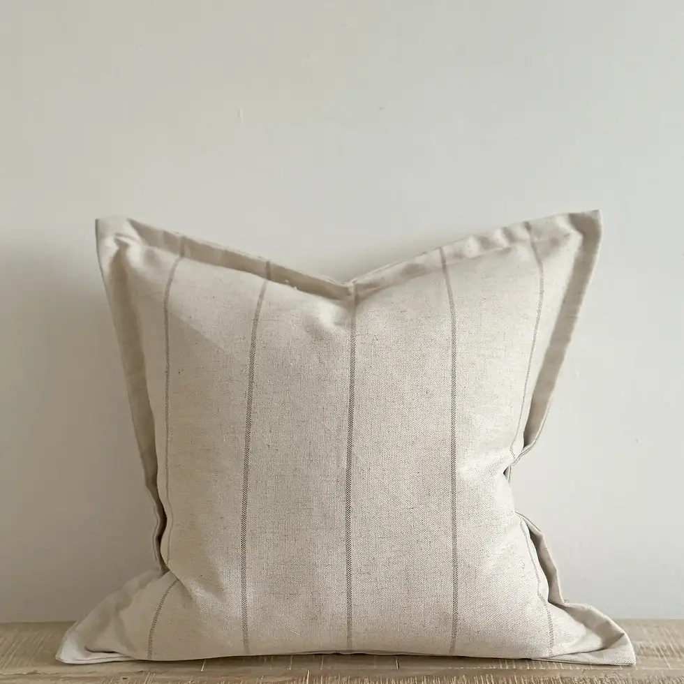 Thumbnail: Beige & Cream Stripe Cushion