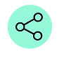 Connected nodes icon representing fulfilment and operations